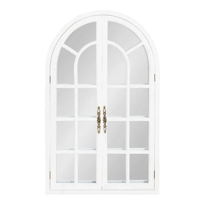 Mcclanahan Arch Solid Wood Wall Mirror