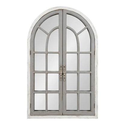 Mcclanahan Arch Solid Wood Wall Mirror
