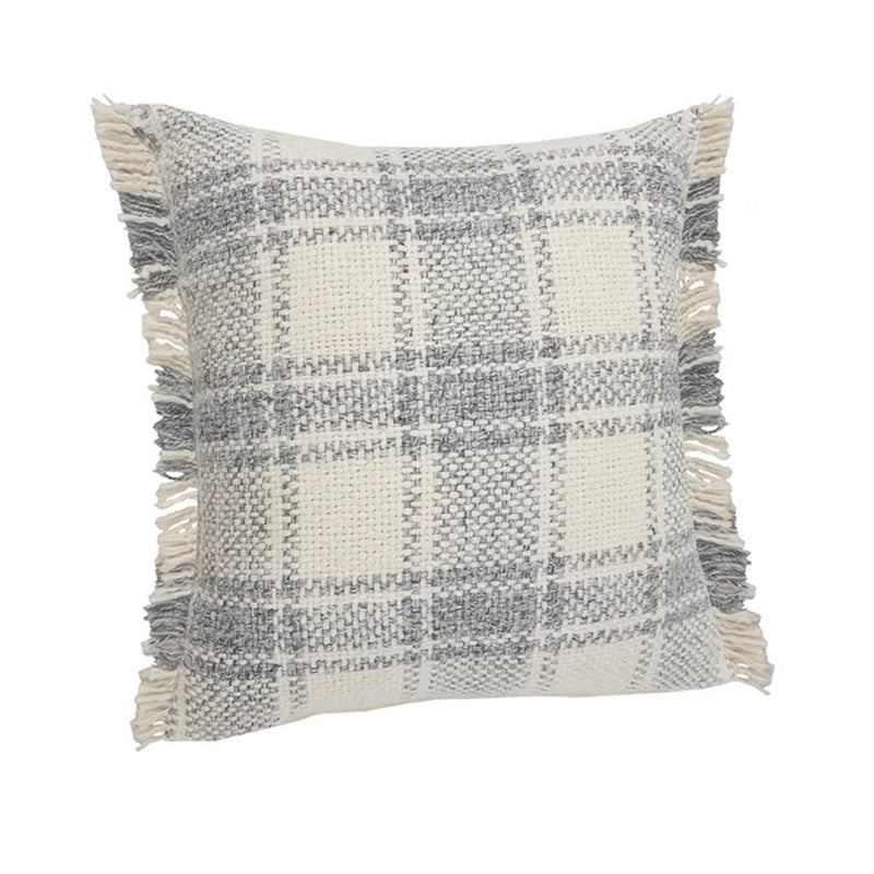 Basharat Fringed Throw Pillow