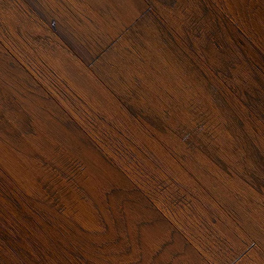 Barrett Distressed Hickory 3/8 In. T X 3.5 In. W Engineered Click Hardwood Flooring (26.3 Sqft/Case)