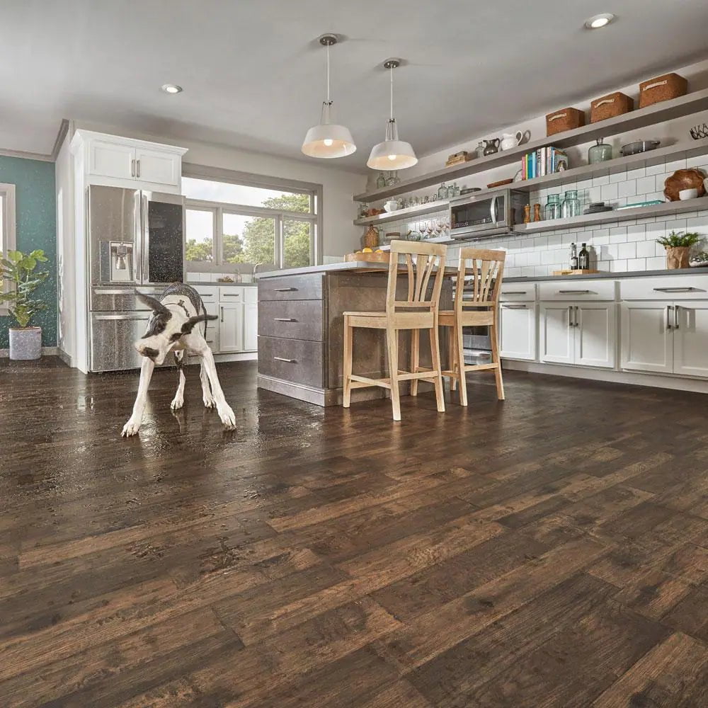 Outlast+ Somerton Auburn 12 Mm T X 7.5 In. W Waterproof Laminate Wood Flooring (549.6 Sqft/Pallet)
