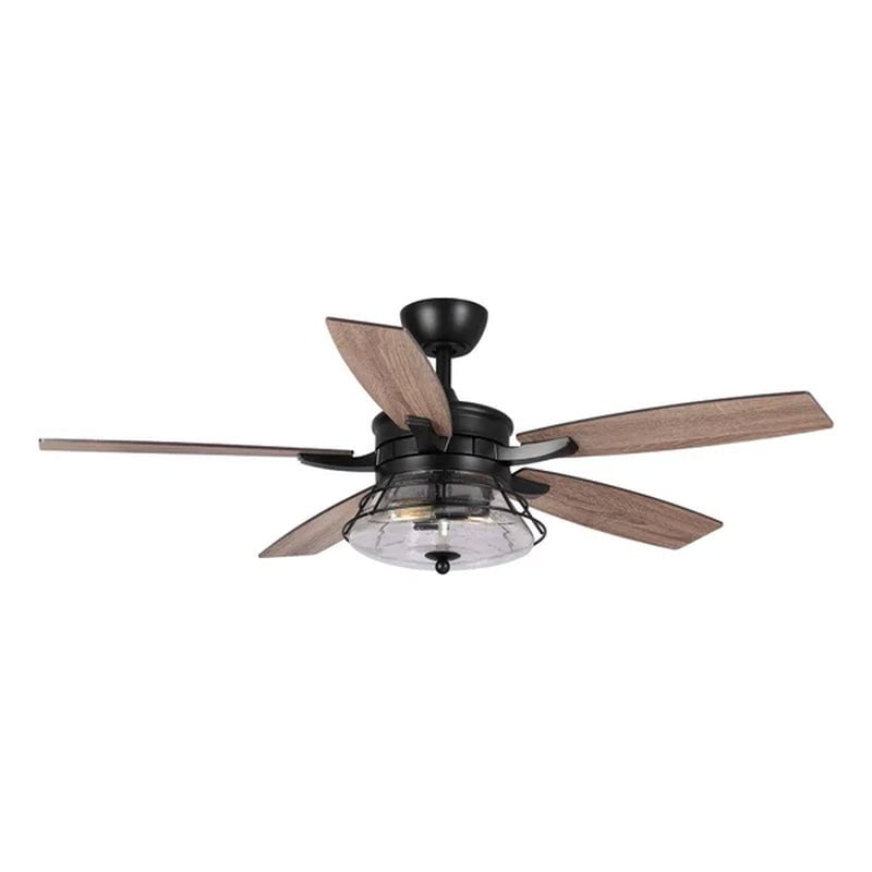 Gaspard 52'' Ceiling Fan with Light Kit
