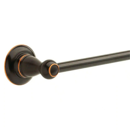 Porter 3-Piece Bath Hardware Set with Towel Ring Toilet Paper Holder and 24 In. Towel Bar in Oil Rubbed Bronze