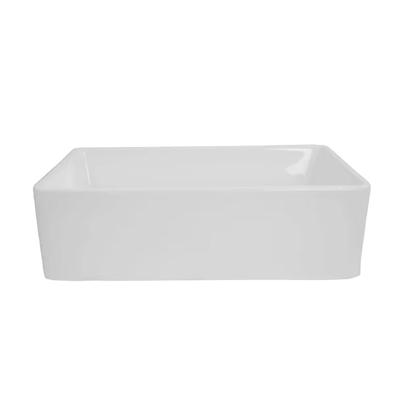 Edgware 33'' W Single Bowl Fireclay Farmhouse Kitchen Sink with 1 Faucet Hole