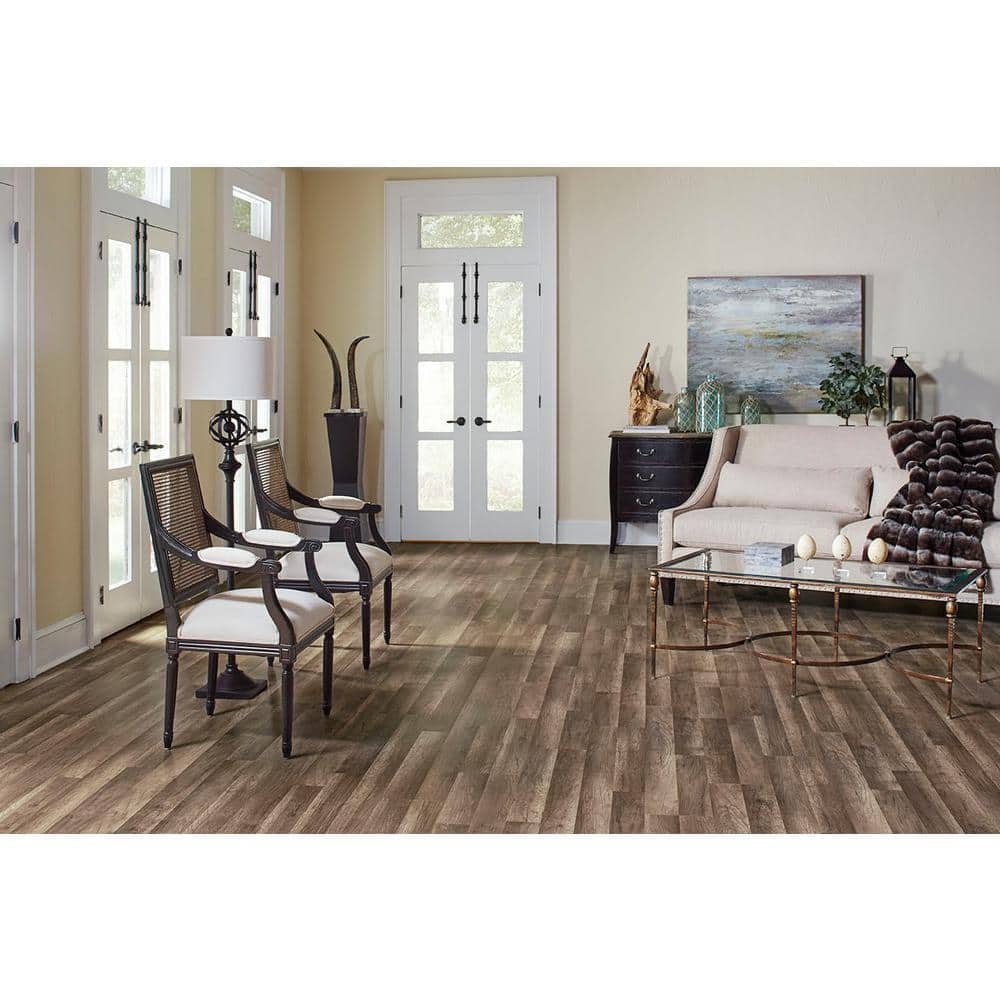 Grey Oak 7 Mm T X 8 In. W Laminate Wood Flooring (23.9 Sqft/Case)