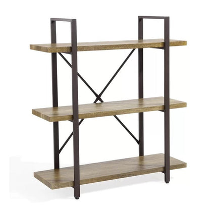 Cavallo 40'' H X 35.5'' W Iron Etagere Bookcase