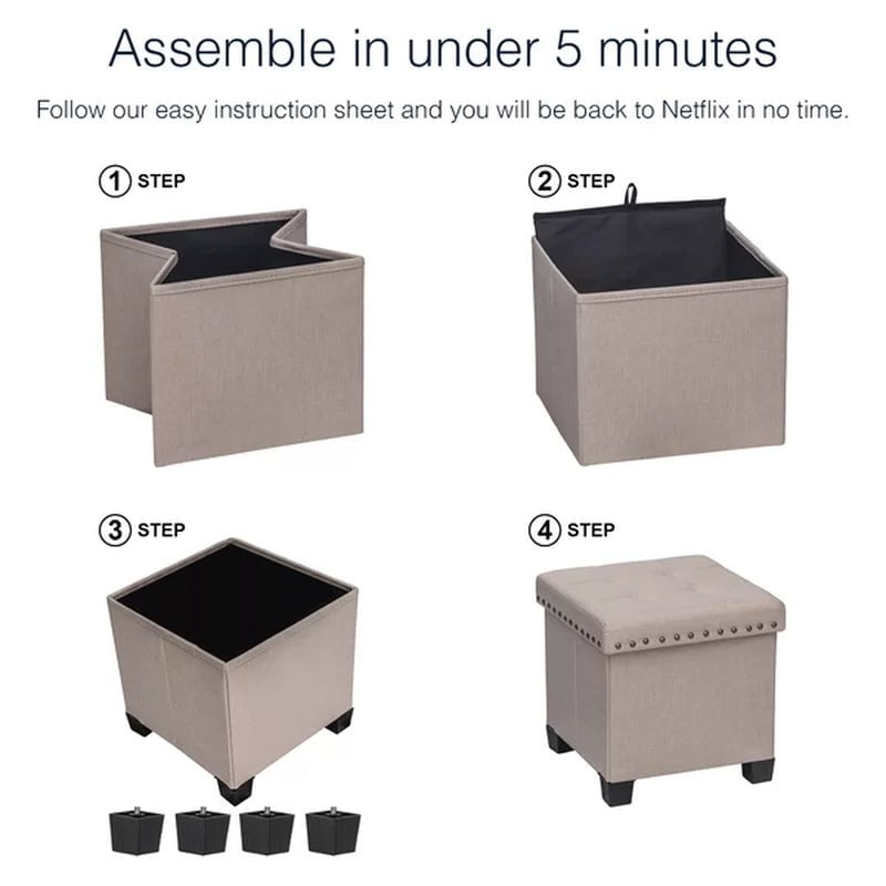 Revell Upholstered Ottoman