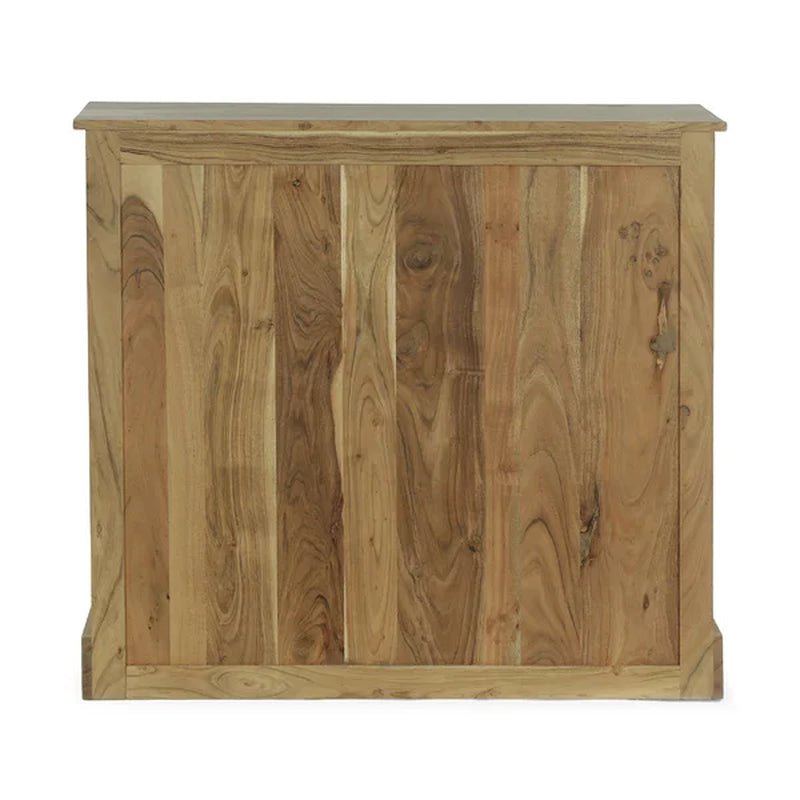 Laymon 35'' Tall Solid Wood 1 - Door Accent Cabinet