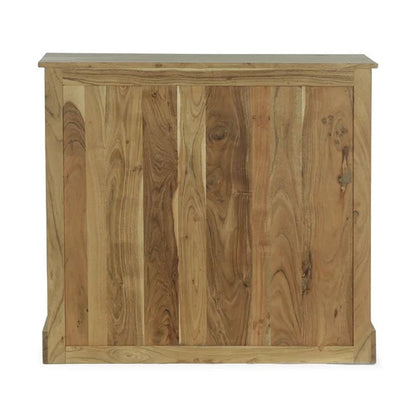Laymon 35'' Tall Solid Wood 1 - Door Accent Cabinet
