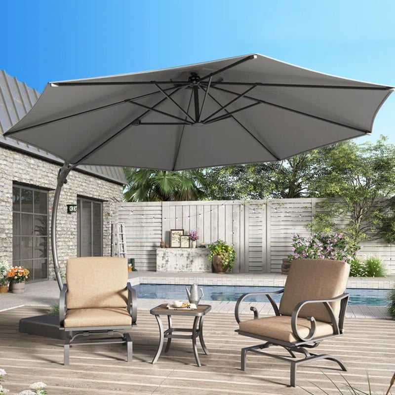 Ebonique 144'' Cantilever Umbrella