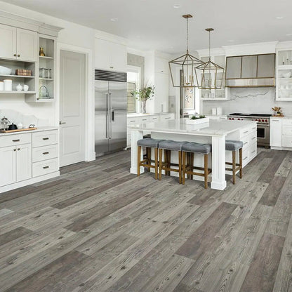 Outlast+ Grey Optimus Pine 12 Mm T X 7.5 In. W Waterproof Laminate Wood Flooring (19.6 Sqft/Case)