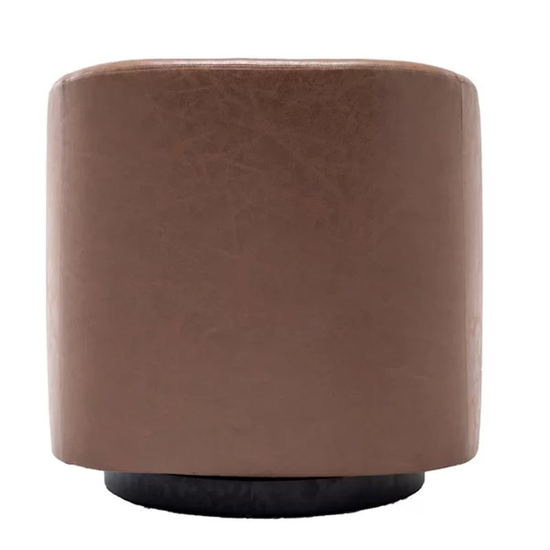 Kiersten Upholstered Swivel Barrel Chair