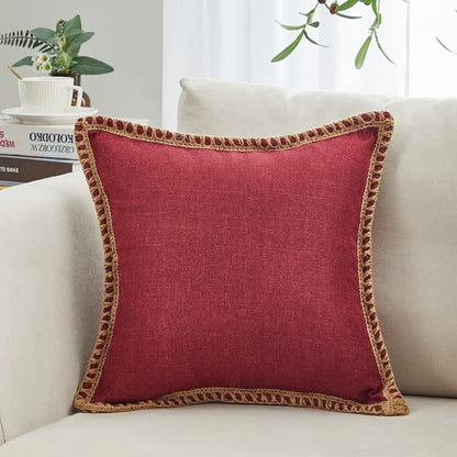 Darner Fringed Throw Pillow