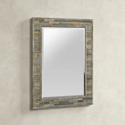 Totman Rectangle Wood Wall Mirror