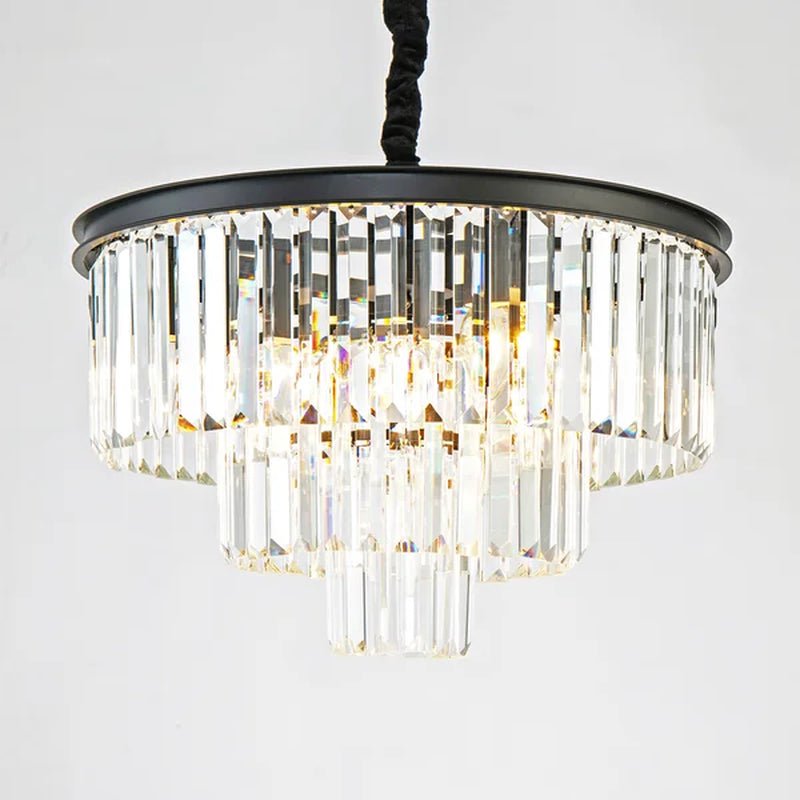 Geboe 6 - Light Dimmable Tiered Chandelier