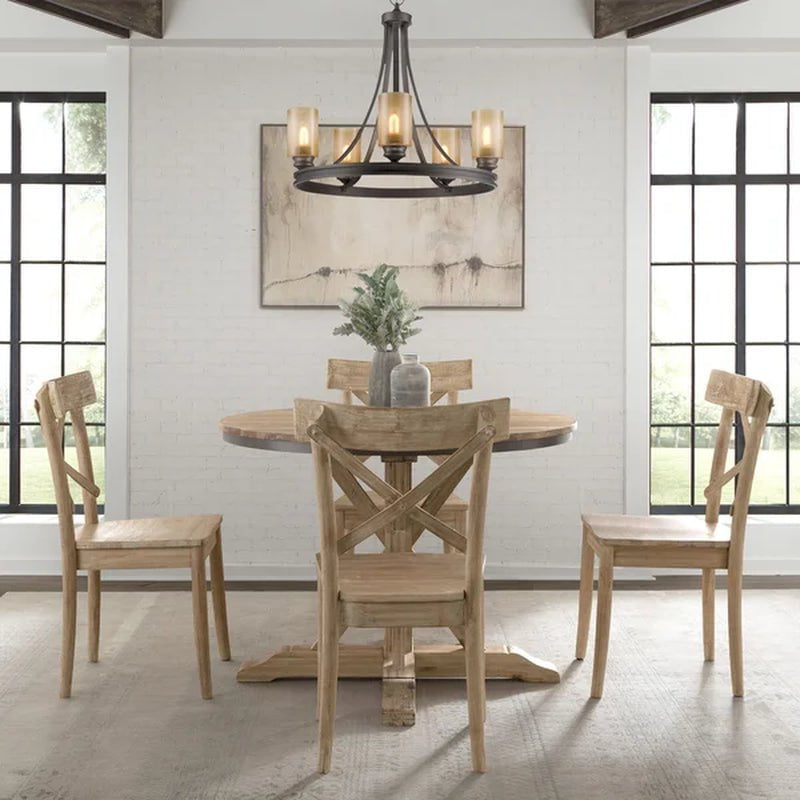Eugley 42'' Pedestal Dining Table