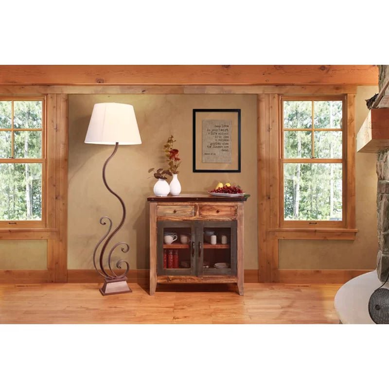 Stoller 36'' Tall Solid Wood 2 - Door Accent Cabinet