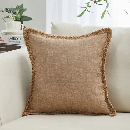 Darner Fringed Throw Pillow