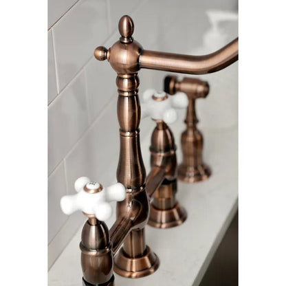 Heritage Kitchen Faucet with Side Spray