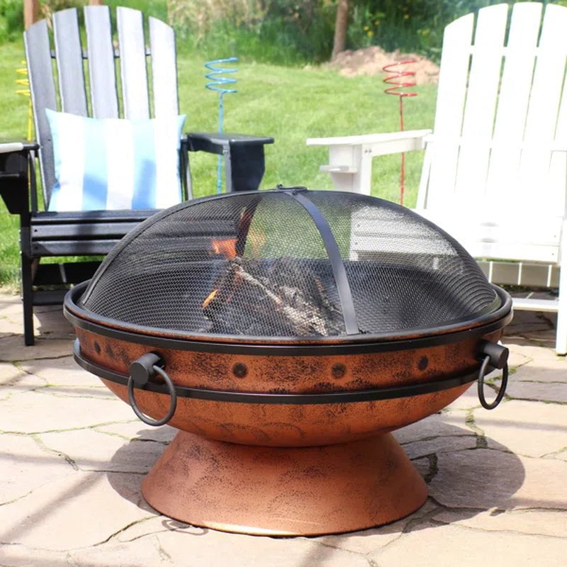 Hurst 24'' H X 31'' W Steel Wood Burning Outdoor Fire Pit