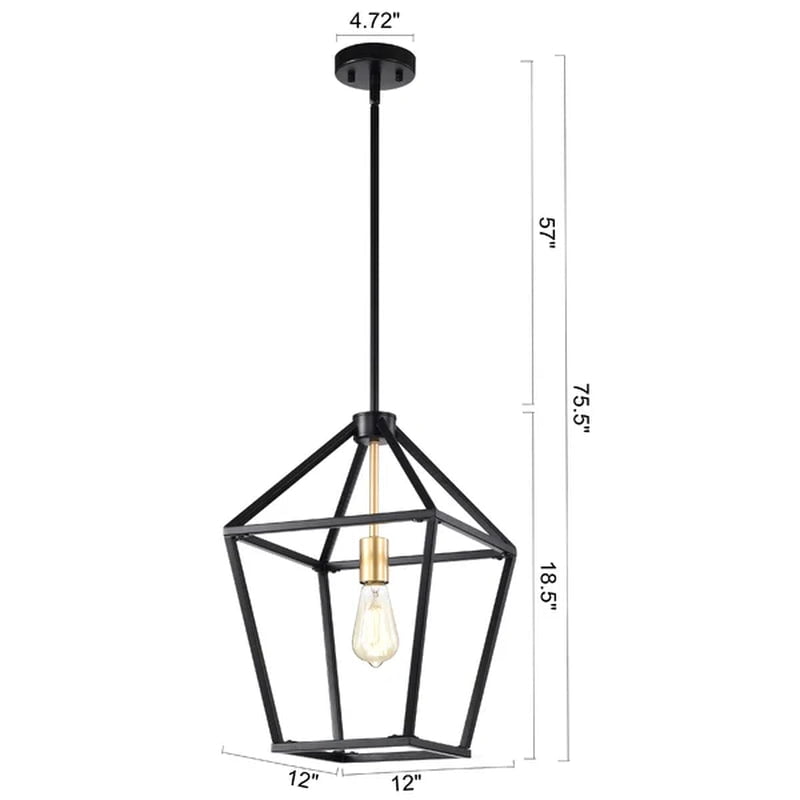 Makinley Farmhouse 1-Light Kitchen Island Linear Pendant Light