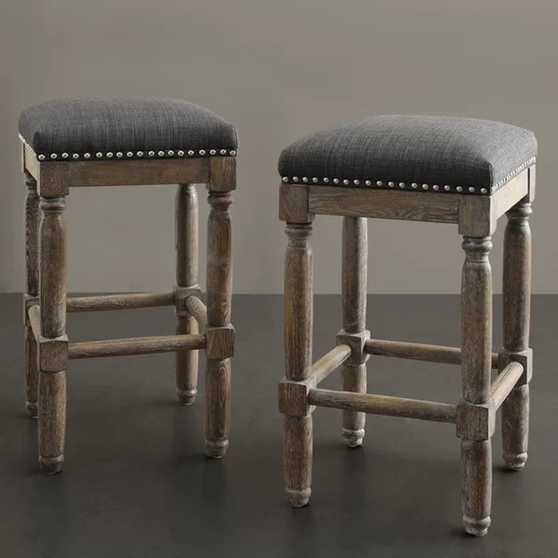 Lindell Nailhead Counter & Bar Stool
