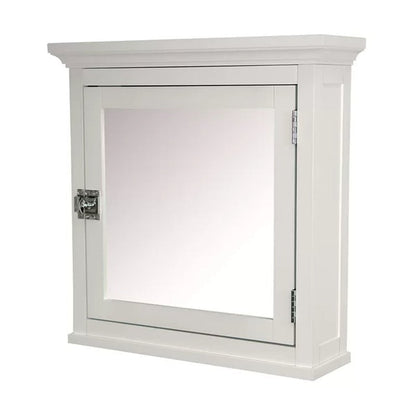 Bexley 18.75'' W 19'' H Surface Mount Framed Medicine Cabinet with Mirror Adjustable