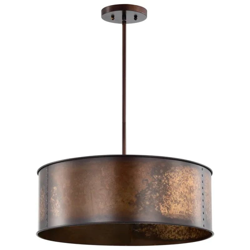 Luyster 4 - Light Dimmable Drum Chandelier