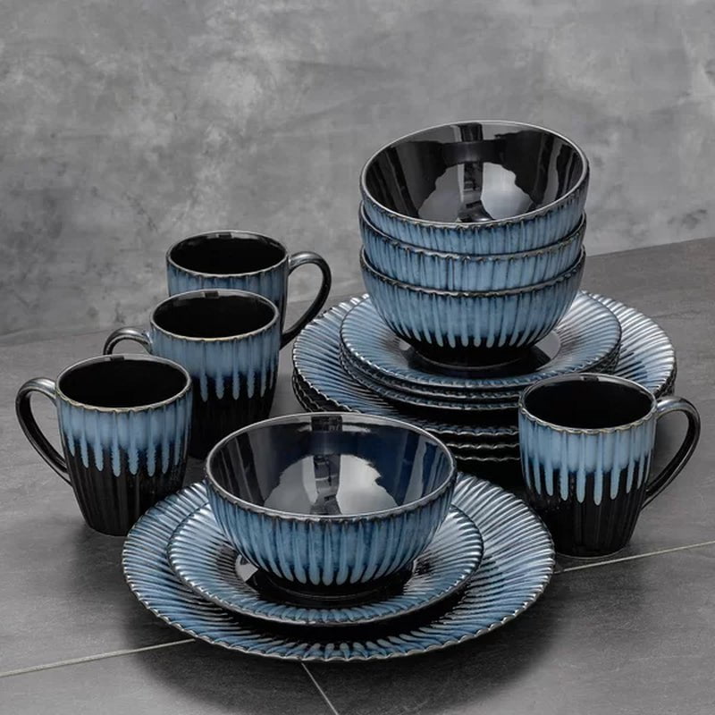 Stoneware Dinnerware Set - Service for 4
