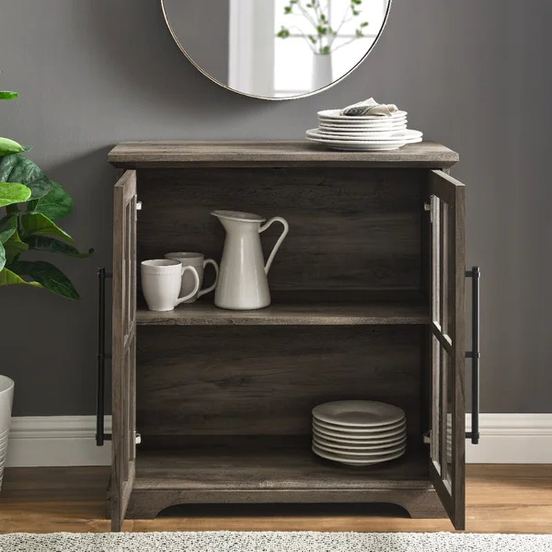 Curacao 31'' Tall 2 - Door Accent Cabinet