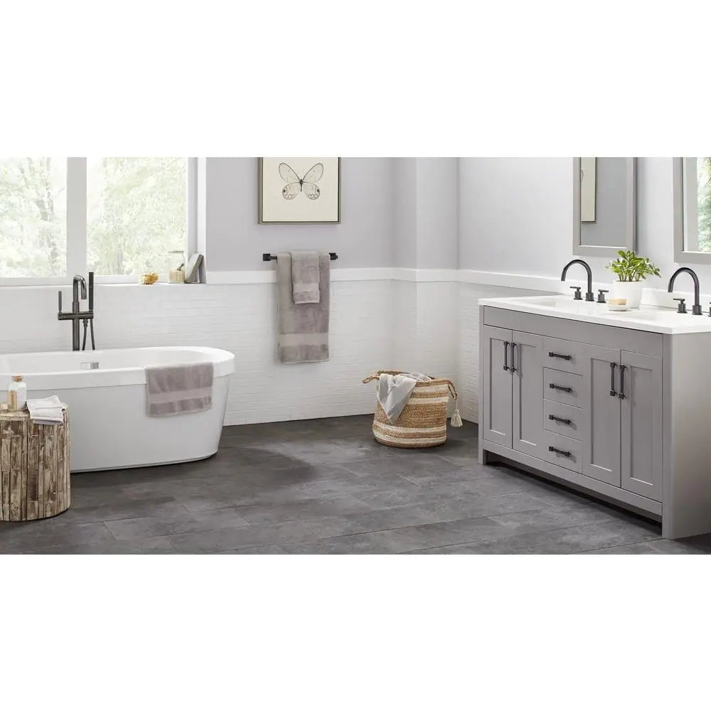 Cascade Ridge 24 In. X 12 In. Slate Ceramic Floor and Wall Tile (15.04 Sq. Ft. / Case)
