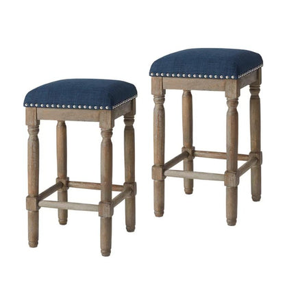 Lindell Nailhead Counter & Bar Stool