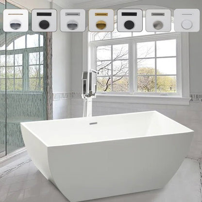 59.1'' X 29.5'' Freestanding Soaking Acrylic Bathtub