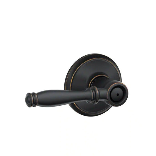 Birmingham Aged Bronze Privacy Bed/Bath Door Handle