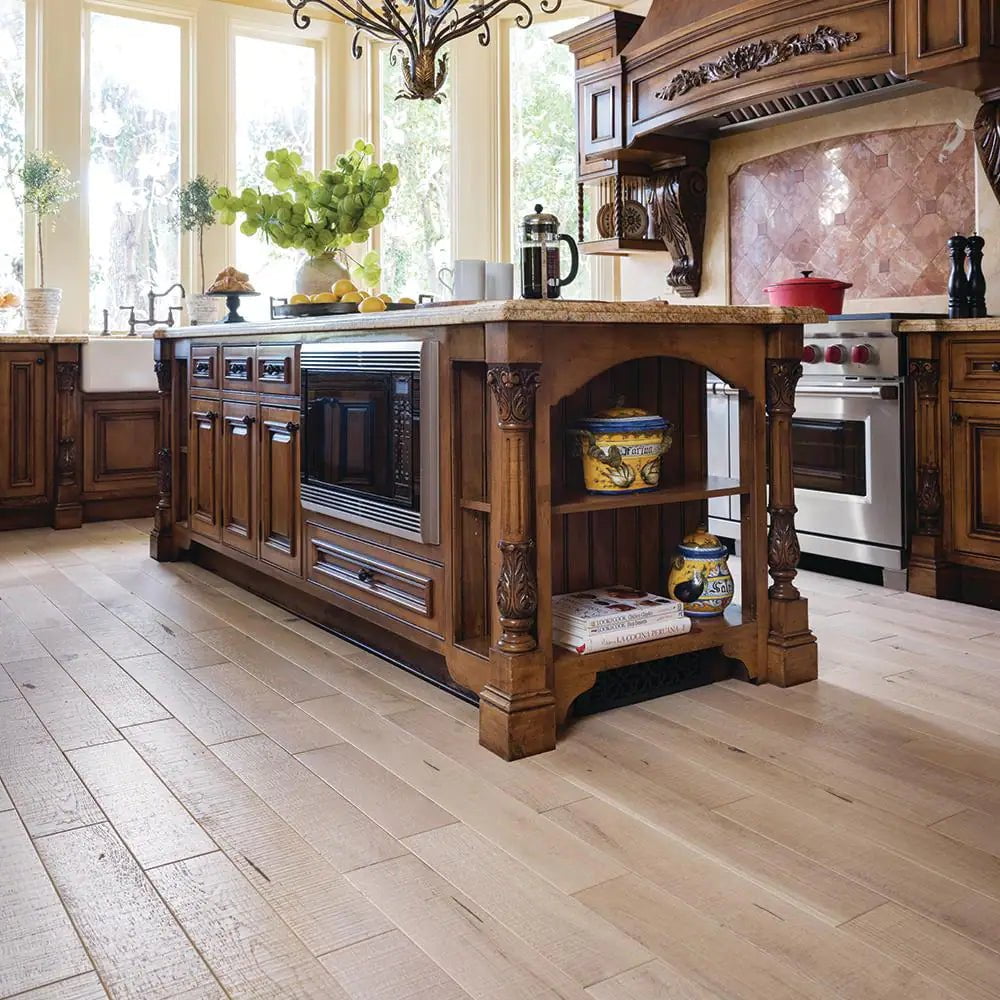 Miramar French Oak 3/4 In. T X 5 In. W Distressed Engineered Hardwood Flooring (22.6 Sqft/Case)