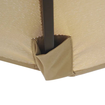 Franzius 8.86' Patio Market Umbrella with Solar Led Lights