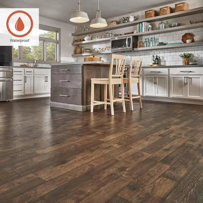 Outlast+ Somerton Auburn 12 Mm T X 7.5 In. W Waterproof Laminate Wood Flooring (549.6 Sqft/Pallet)
