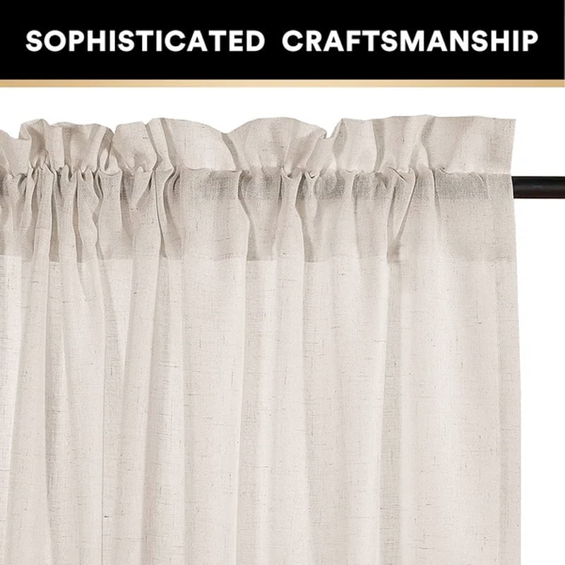 Joe Semi-Sheer Curtain Pair