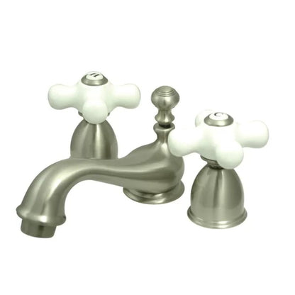 Widespread Faucet 2-Handle Bathroom Faucet with Drain Assembly