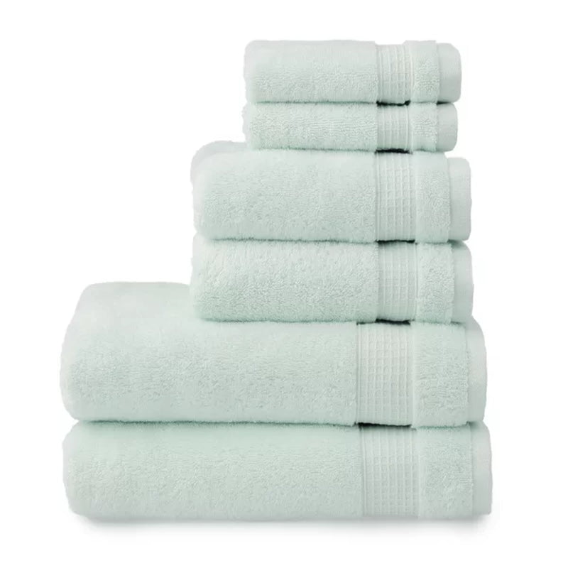 Noah 6 Piece Turkish Cotton Towel Set