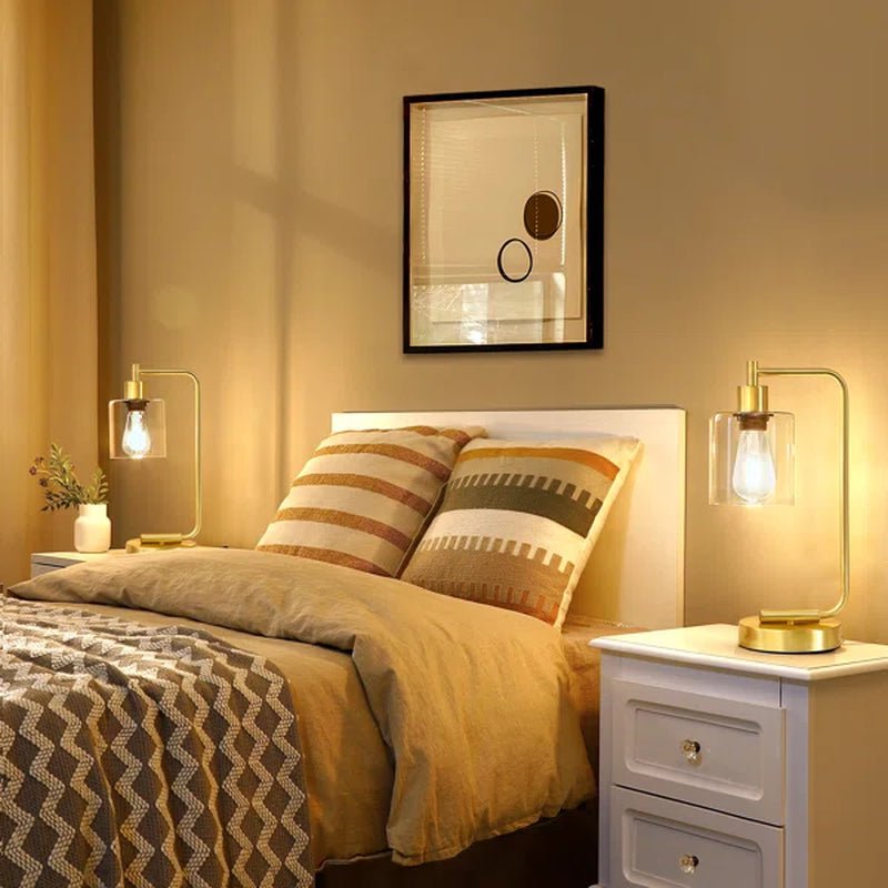 Cloutier Metal USB Table Lamp