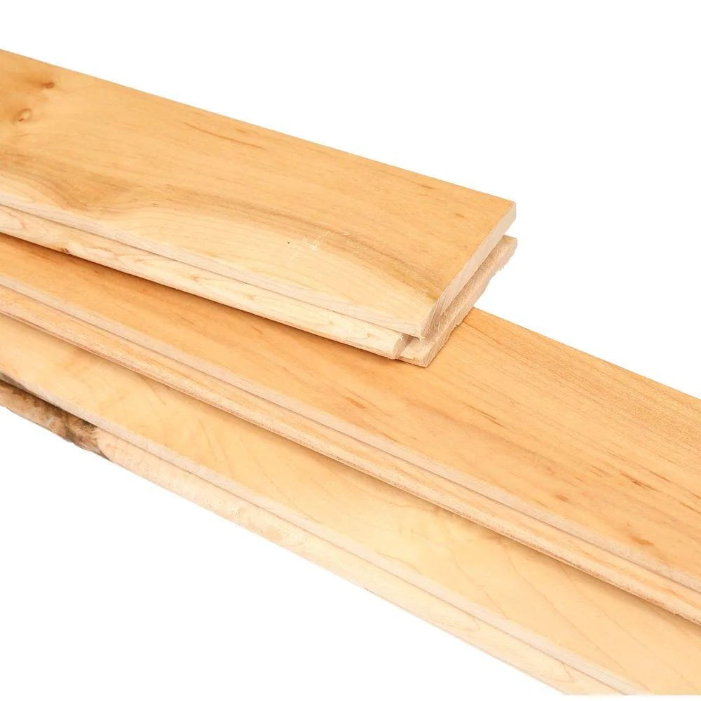 Natural Maple 3/4 In. T X 2.3 In. W Solid Hardwood Flooring (20 Sqft/Case)