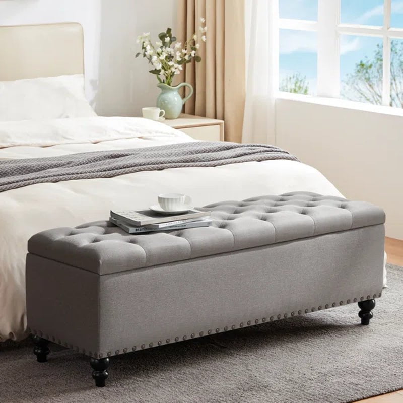 Katz Upholstered Storage Ottoman
