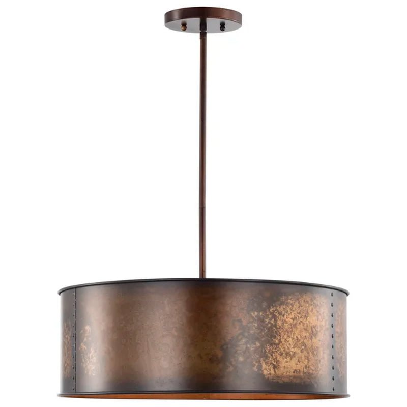 Luyster 4 - Light Dimmable Drum Chandelier