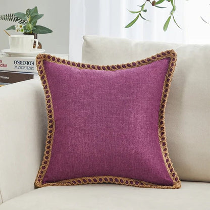Darner Fringed Throw Pillow