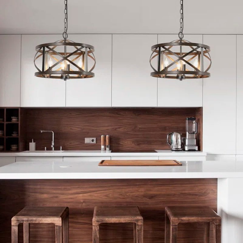 Ifill 4 - Light Dimmable Lantern Chandelier