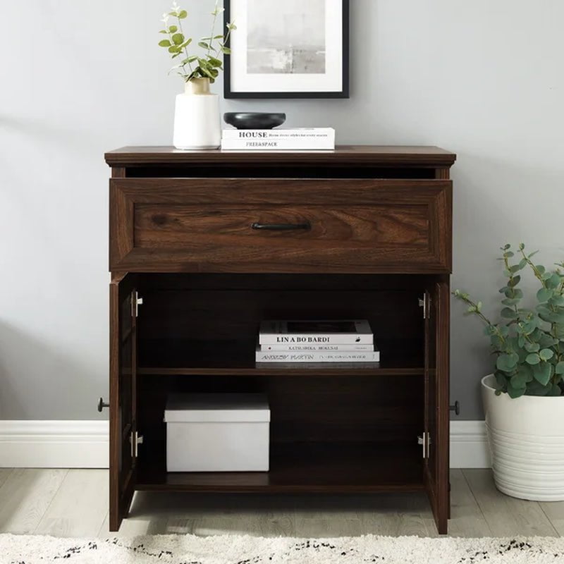 Halethorpe 33'' Tall Glass 2 - Door Accent Cabinet