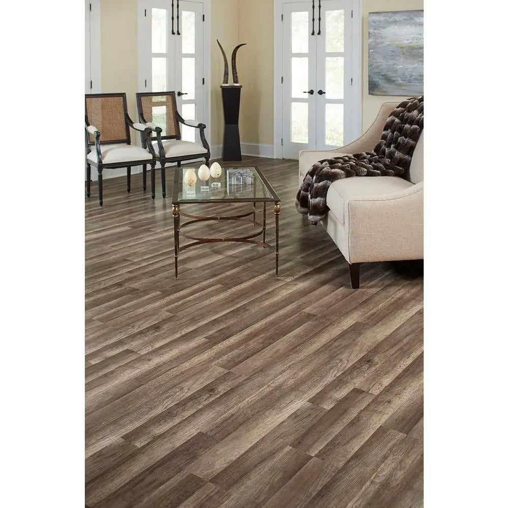 Grey Oak 7 Mm T X 8 In. W Laminate Wood Flooring (23.9 Sqft/Case)