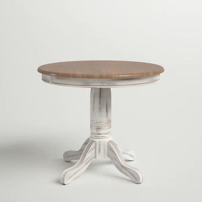 Bonas Solid Wood Pedestal Dining Table