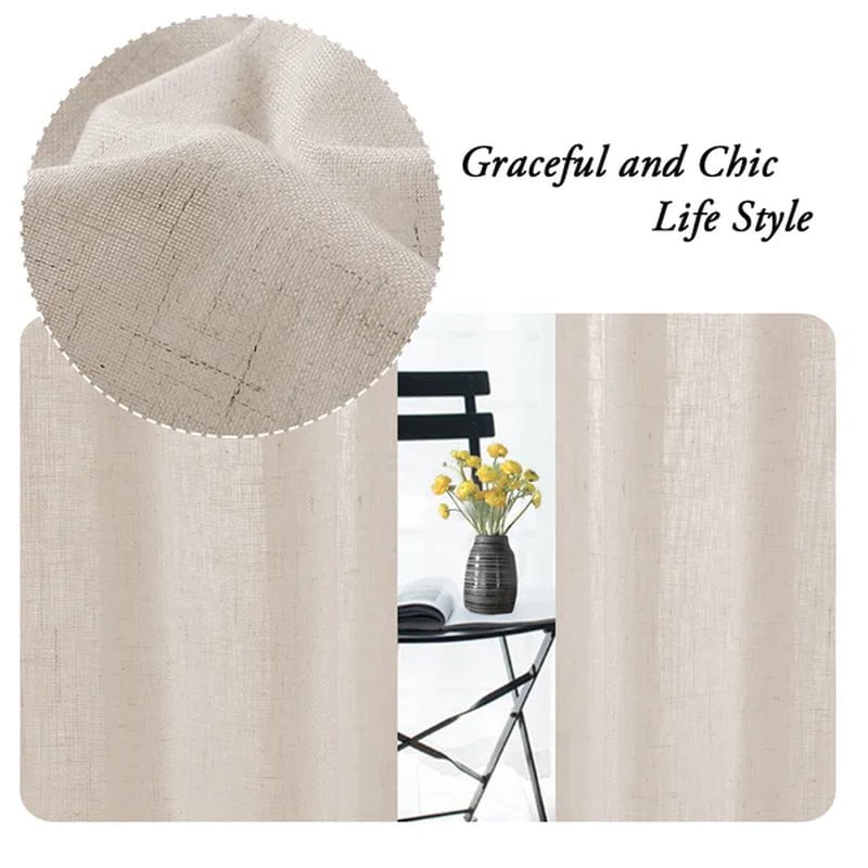 Joe Semi-Sheer Curtain Pair